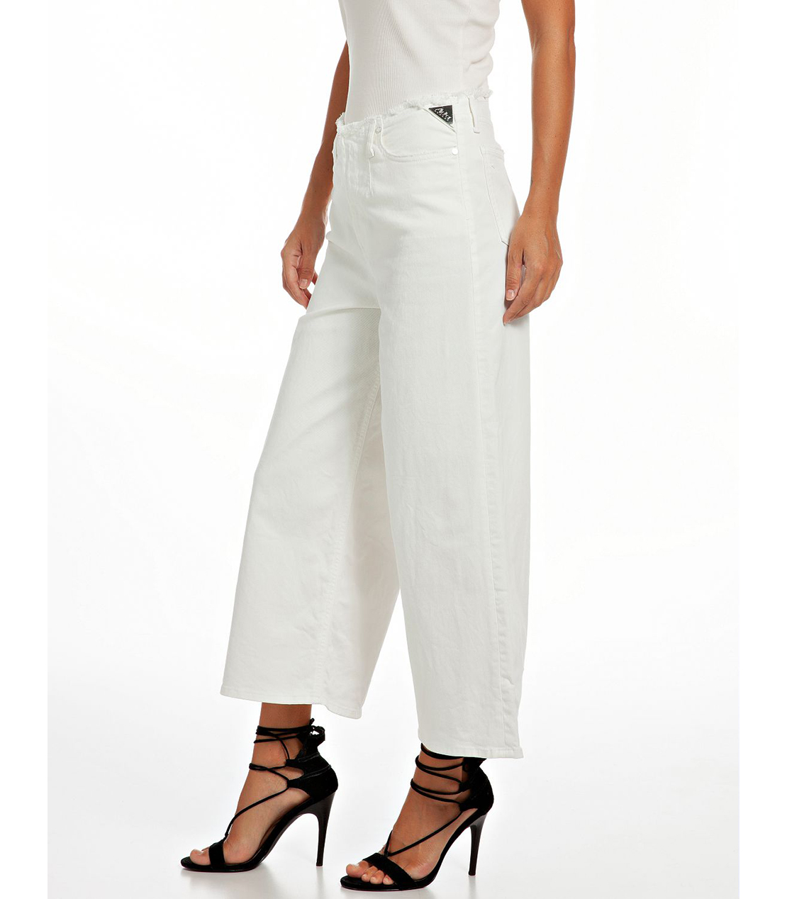 ワイドフレアーATELIER ストレッチデニム 詳細画像 ホワイト 3